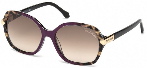 Roberto Cavalli Menkib 903S-83F Women Sunglass Violet/Gradient Brown-GL