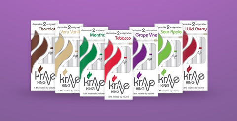KRAVE KING-2 Pack Disposable Electronic Cigarette