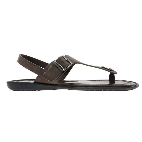 Aldo Rossini Everest-3 Men T-Strap Sandal Brown-SHG