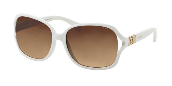 Coach 8121 519913-Women Sunglass White/Gold-GL