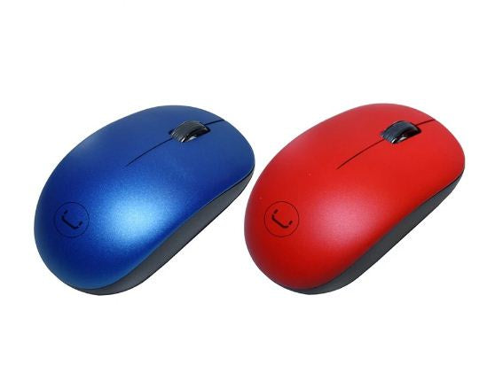 Unno Tekno Mouse Curve Wireless Red (MS6526RD)