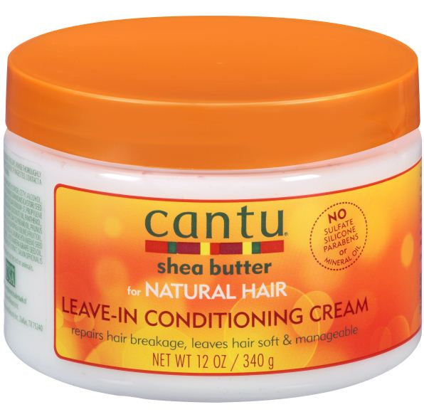 Cantu Shea Butter for Natural Hair Leave In Conditioning Repair Cream 12oz