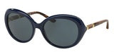 Tory Burch 9039 1473/87-Women Sunglass Navy Dark Tortoise Brown-GL