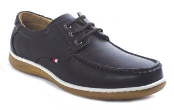 Aldo Rossini Men Foresta-2 Brown Curved Front Lace Up Shoe-SHW