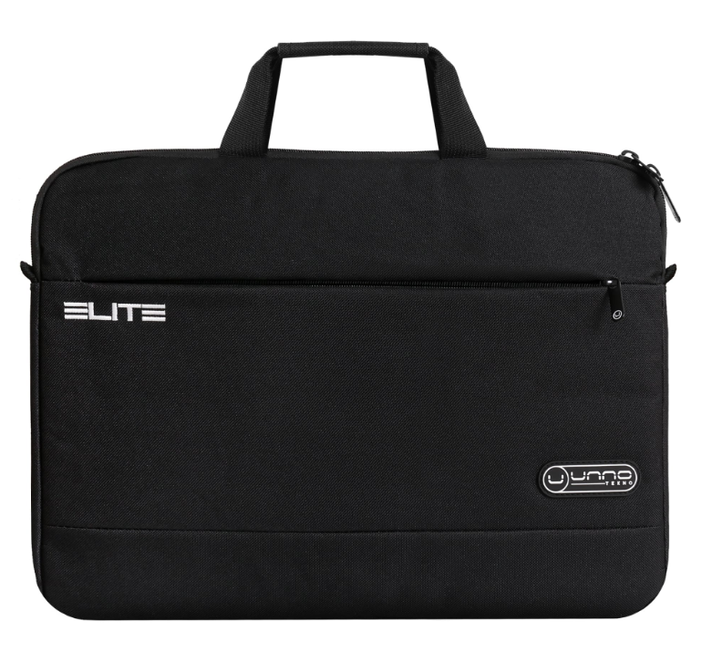 Unno Tekno Elite Notebook Briefcase 15.6" - Black (BG2711BK)
