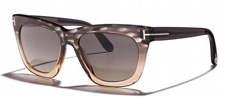 Tom Ford Celina TF361 20D-Women Polarized Sunglass Grey/PeachGradient-GL