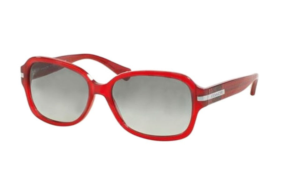 Coach 8105 527711-Women Sunglass Red/Red Bandana Grey Gradient-GL