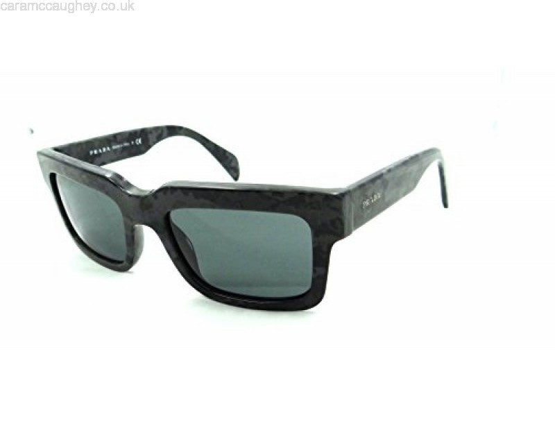 Prada SPR 01Q DHP-1A1-Unisex Sunglass Matte Black Marble/Grey-GL