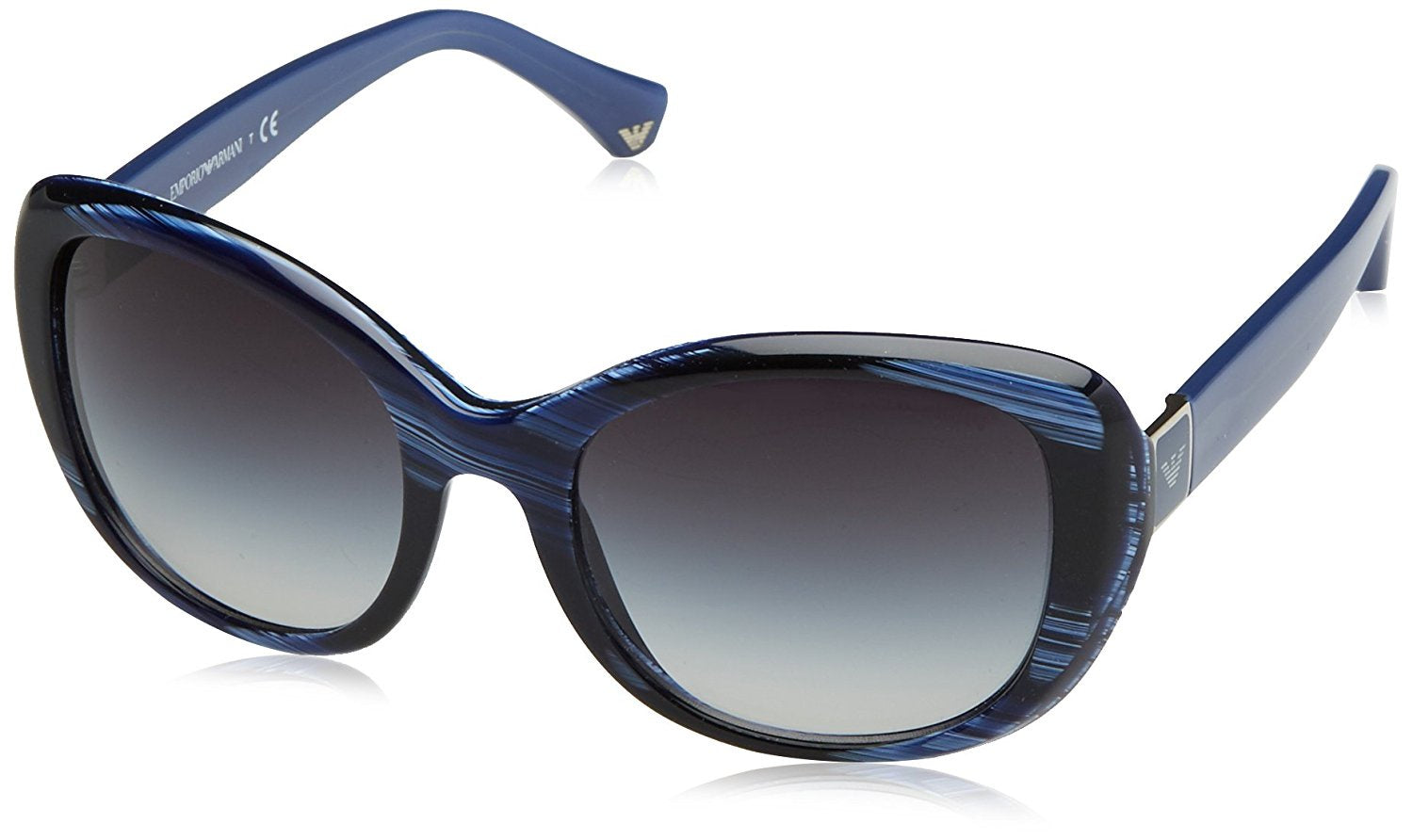 Emporio Armani 4052 5398/8G-Unisex Sunglass Blue Horn-GL