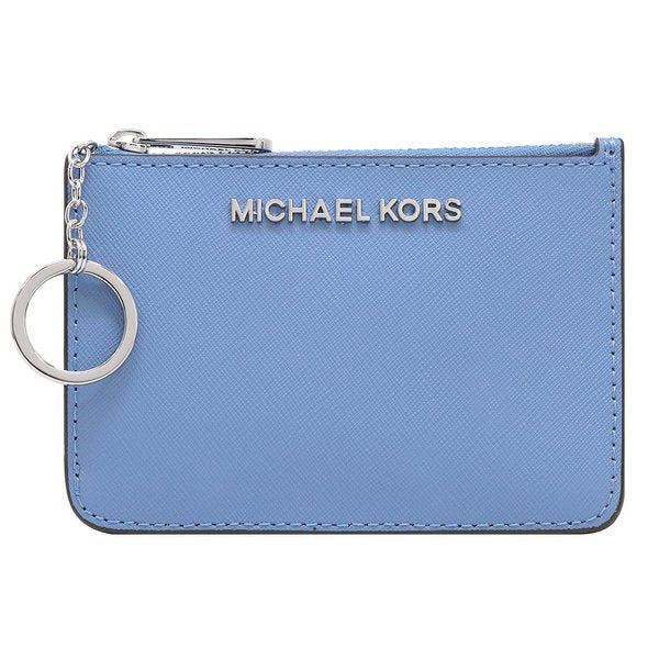 Michael Kors 35F7GTU1L Small Leather Coinpouch French Blue-GL