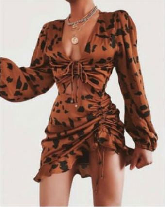 Mundefeis Assi Mini Dress Brown