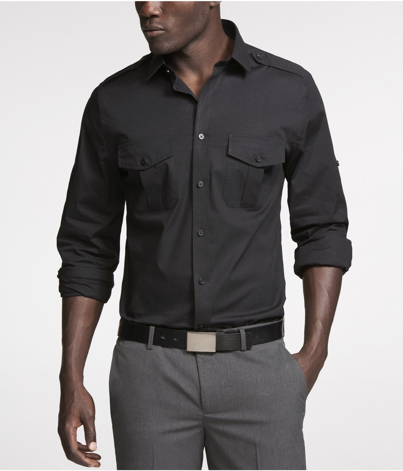 Express 7834 Men MK2 Longsleeve Shirt Black-GL