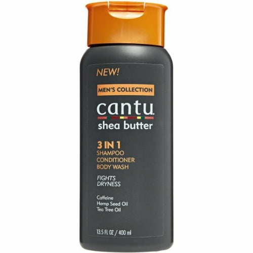 Cantu Men Collection 3-in-1 Shampoo Conditioner Body Wash 13.5oz