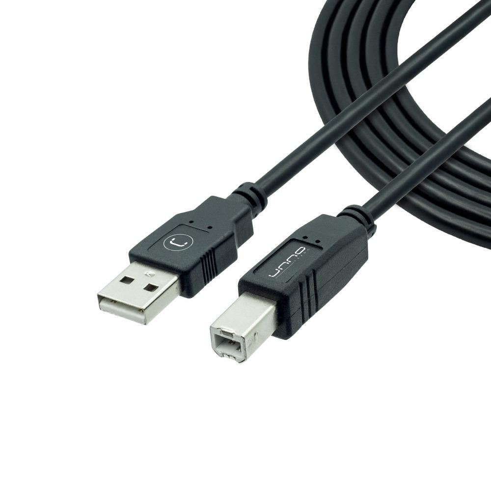 Unno Tekno Cable Printer 1.8m/6ft Black (CB4006BK)