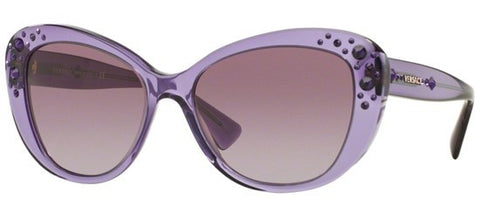 Versace 4309-B 5160/8H-Women Cat Eye Sunglass Crystal Purple-GL