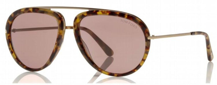 Tom Ford Stacy TF452 53Z-Women Sunglass Havana Brown Gold/Pink-GL