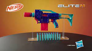 Nerf Elite 2.0 Stormcharge Wild Edition Motorized Kids Toy Blaster for Boys and Girls with 20 Darts