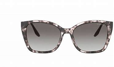 Prada / 0PR 12X8 / Grey Tortoise W/Dark Grey Sunglass