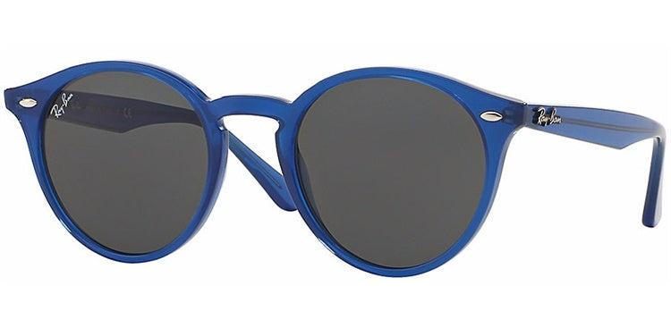 Ray Ban Unisex RB2180 6165/87 Round Stylish Blue Sunglass-GL