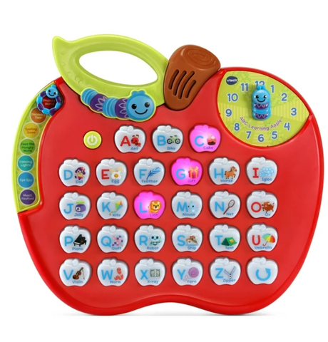 VTech® ABC Learning Apple™ Interactive Alphabet and Phonics Toy for Preschoolers, 2-5 Years