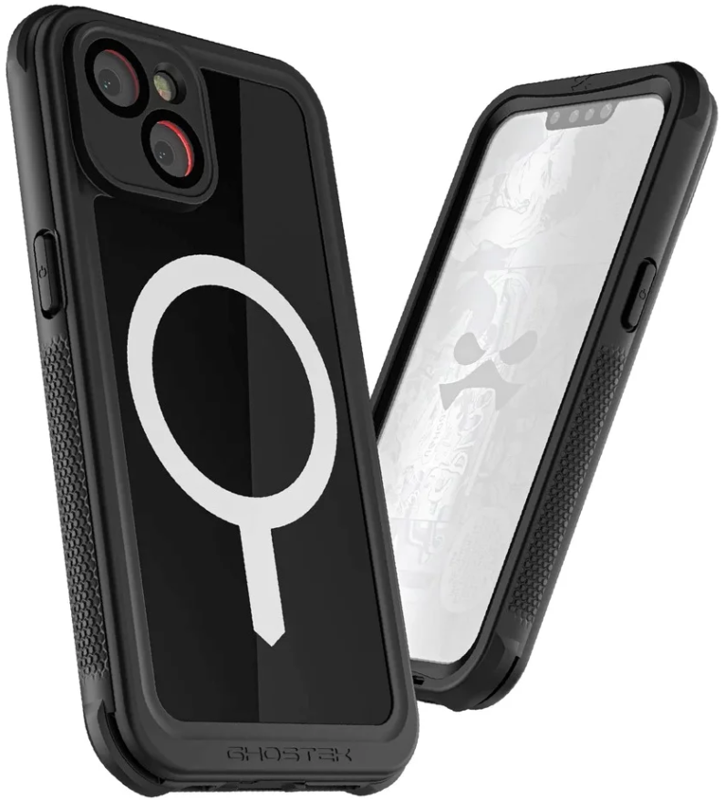 Ghostek Nautical 4 Case for Apple iPhone 14 – Black Waterproof Shockproof Protective Cover