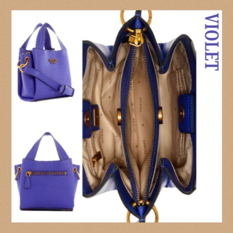 Guess Women's Crossbodies and Satchels  Mini Handbags-Violet VB868376