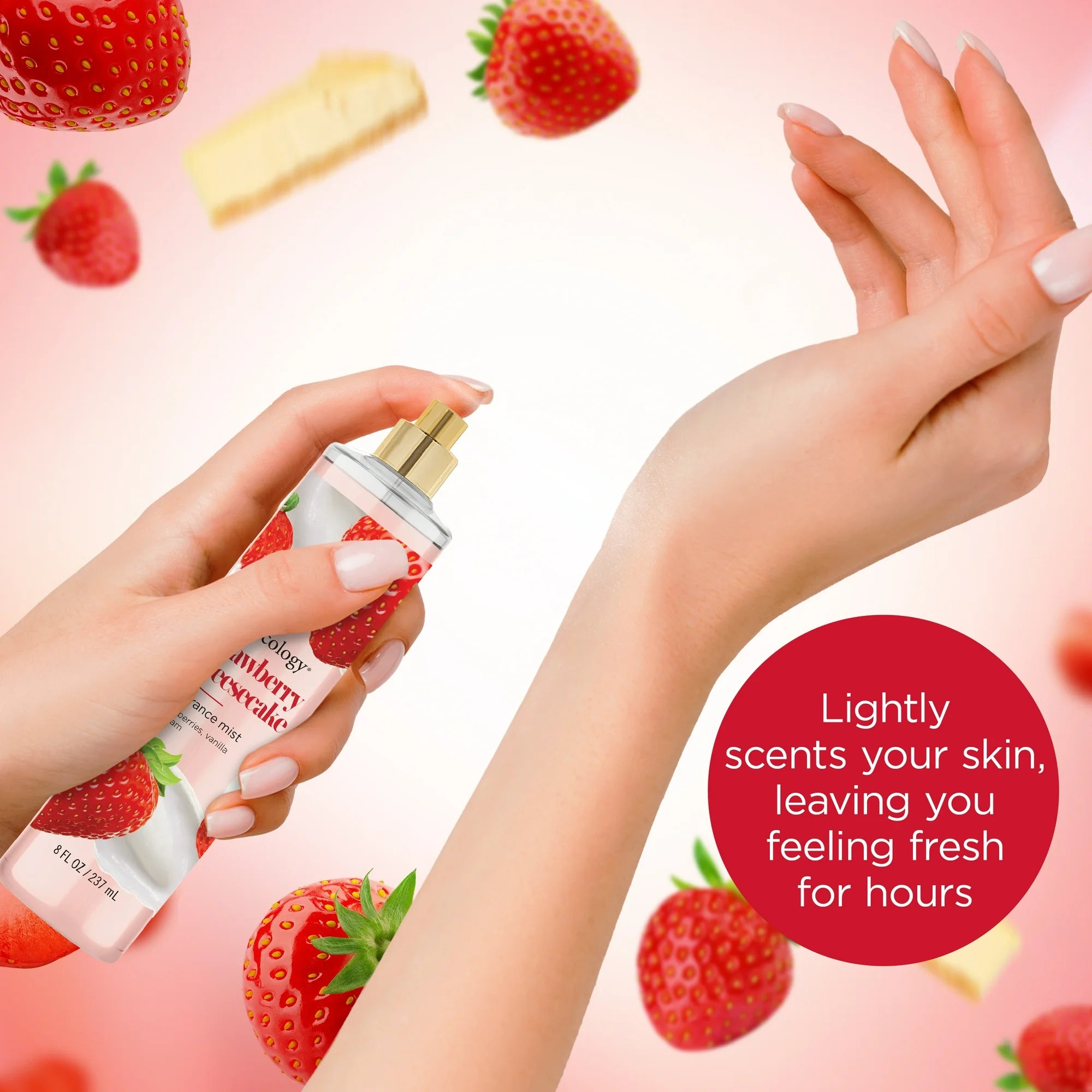 Bodycology Strawberry Cheesecake Body Mist 8oz