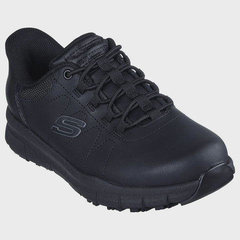 Skechers Slip-ins Work Nampa Cottonbud 108218 BLK