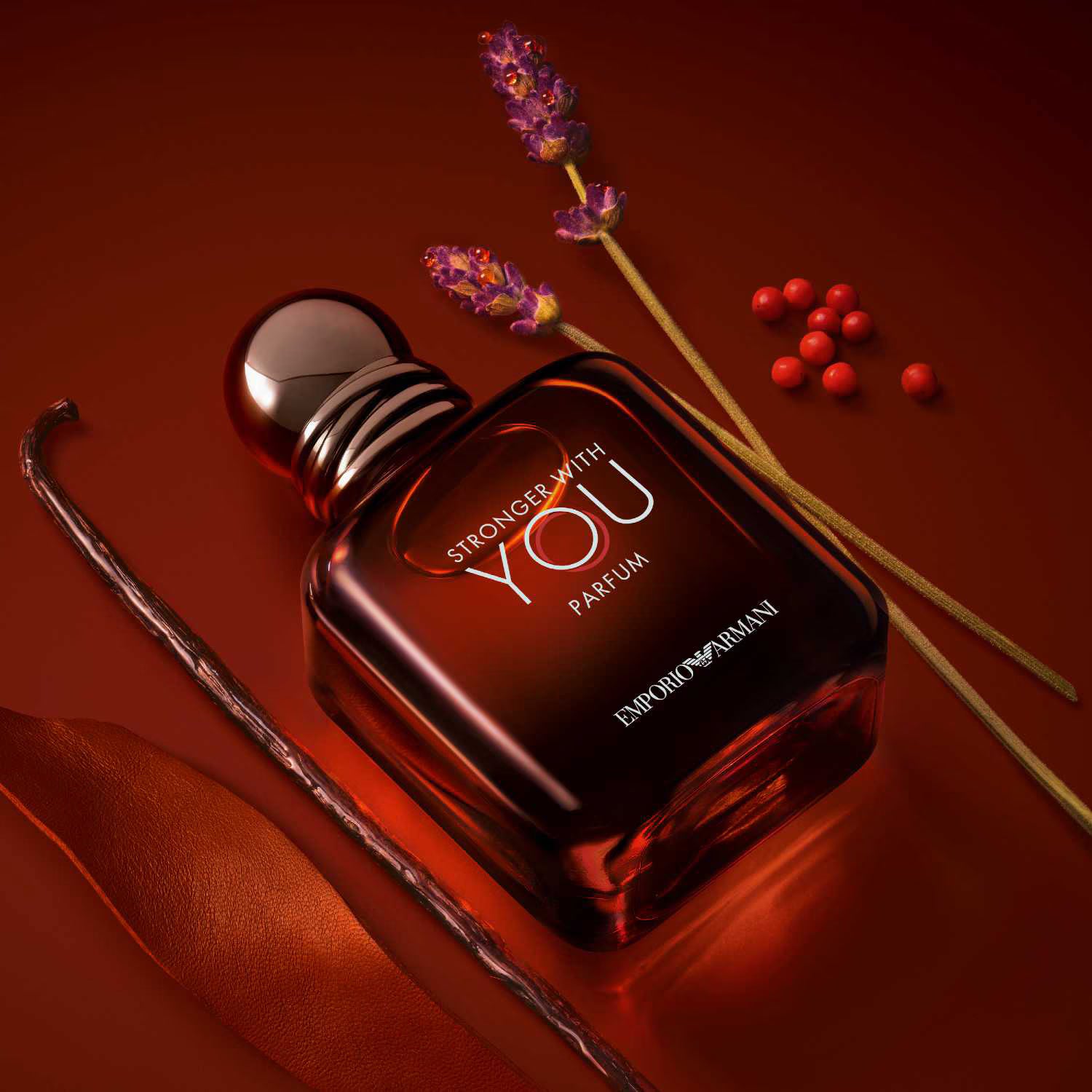 Giorgio Armani Stronger With You Parfum 100ml for Men – Intense Sweet Spicy Amber Fragrance