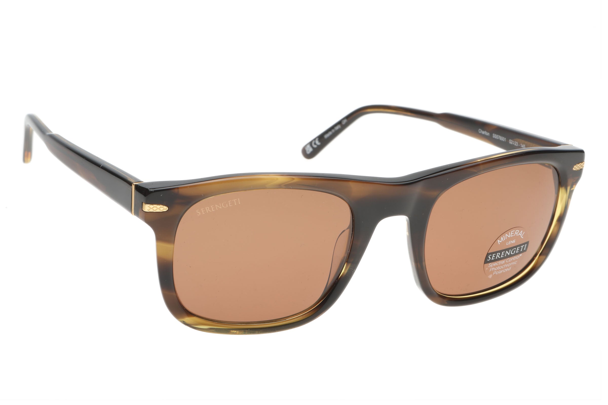Serengeti Charlton SS576001 Shiny Tortoise Polarized ...