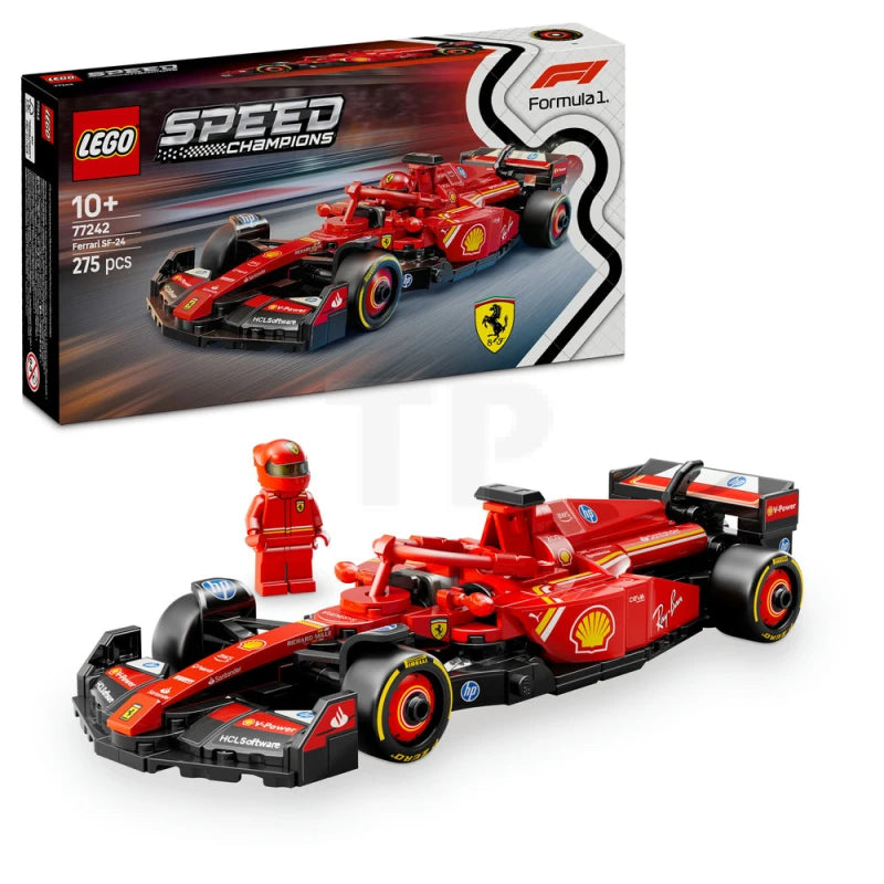 Lego Speed Champions Ferrari SF-24 F1 Race Car Toys 77242