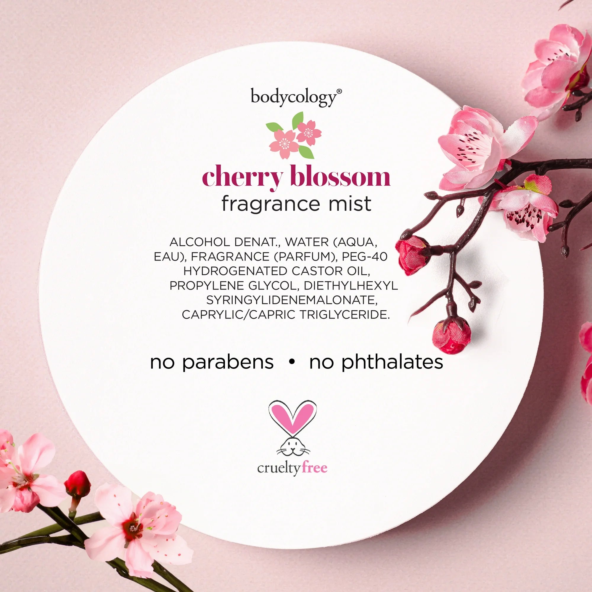 Bodycology Cherry Blossom  Fragrance Mist 8oz