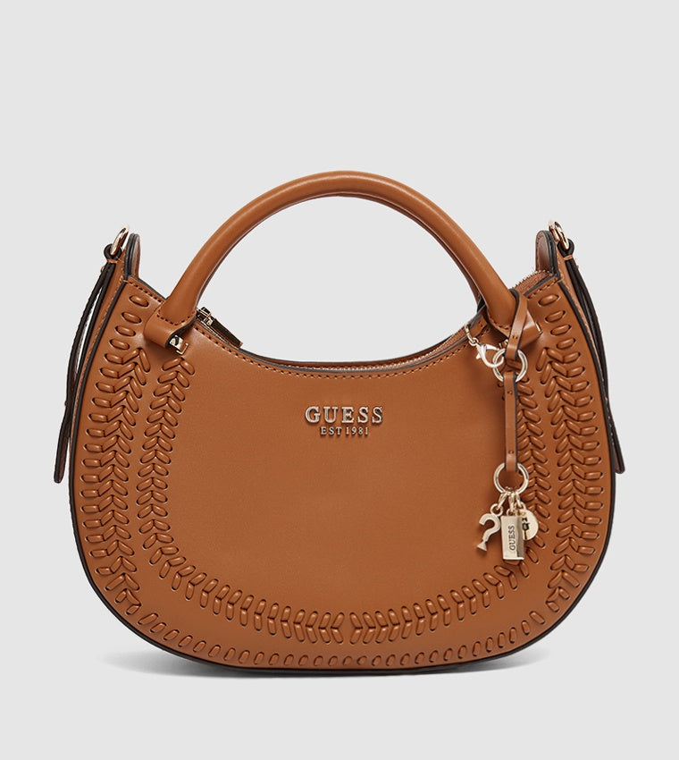 Guess Tatum  Detail Handheld Bag NG966706 Caramel