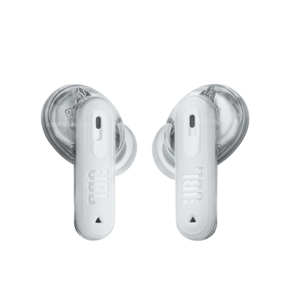 JBL Tune Beam 2 Ghost Edition - True Wireless Noise Cancelling Earbuds - White (JBLTBEAM2GWHTAM)
