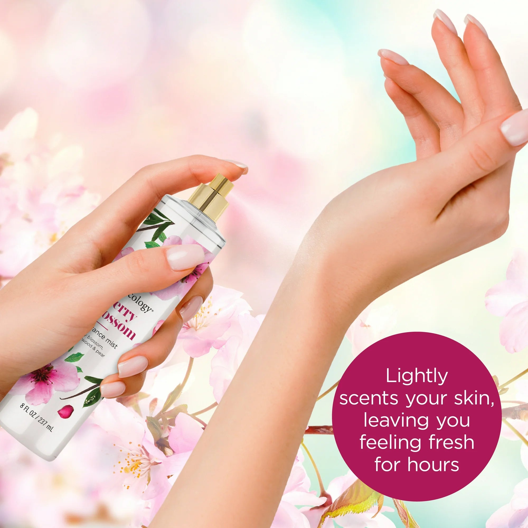 Bodycology Cherry Blossom  Fragrance Mist 8oz