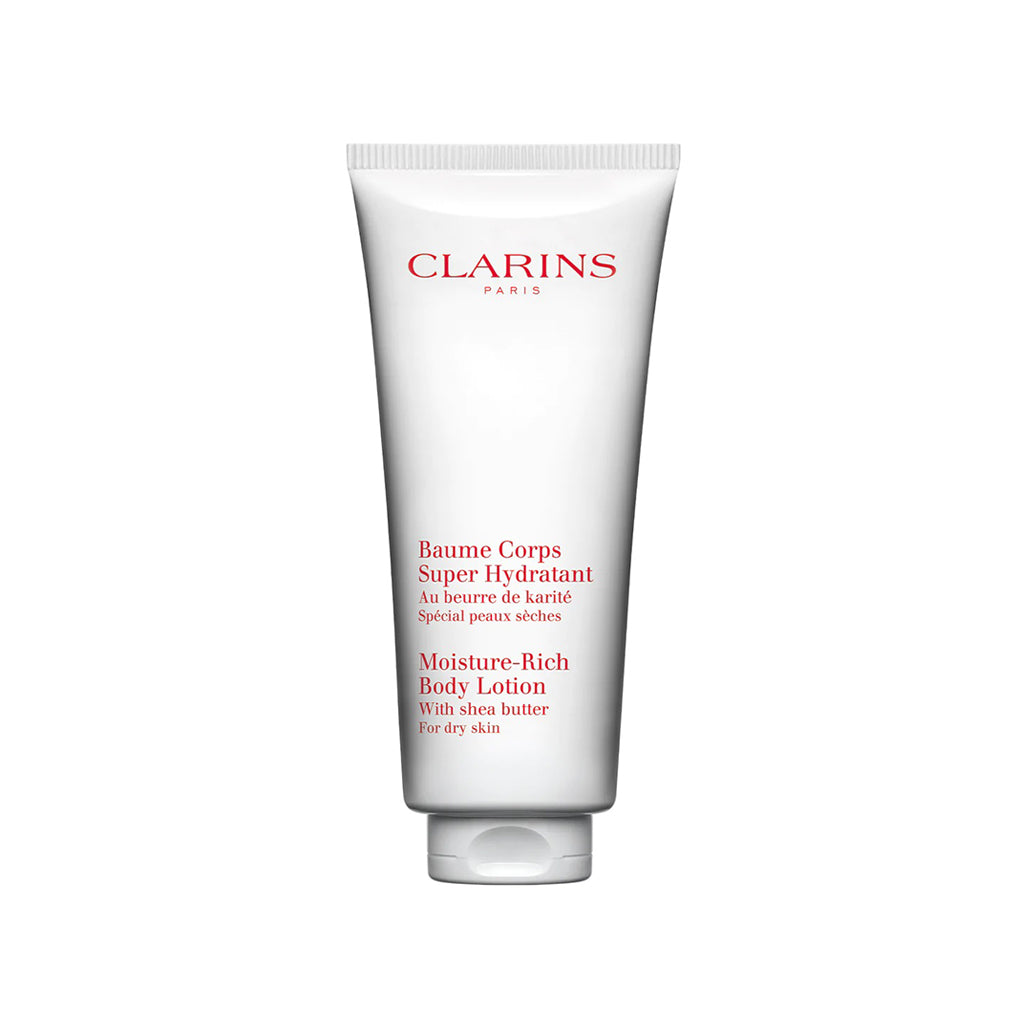 Clarins Moisture Rich Body Lotion with Shea 200ml – Nourishing Body Moisturizer