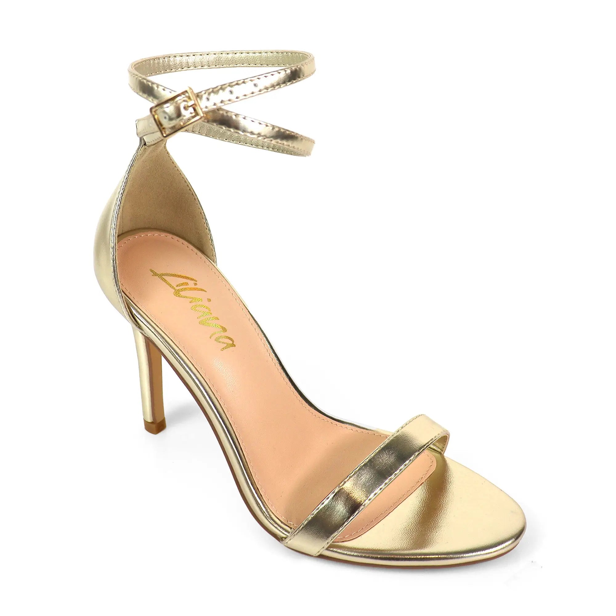 Liliana Kylian-1 Gold Women’s Dress Sandal