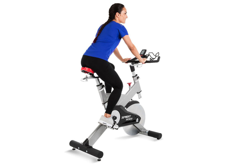 Spirit Fitness XIC600 Indoor Exercise Bike Commercial Grade Spin Bike for Home and Gym