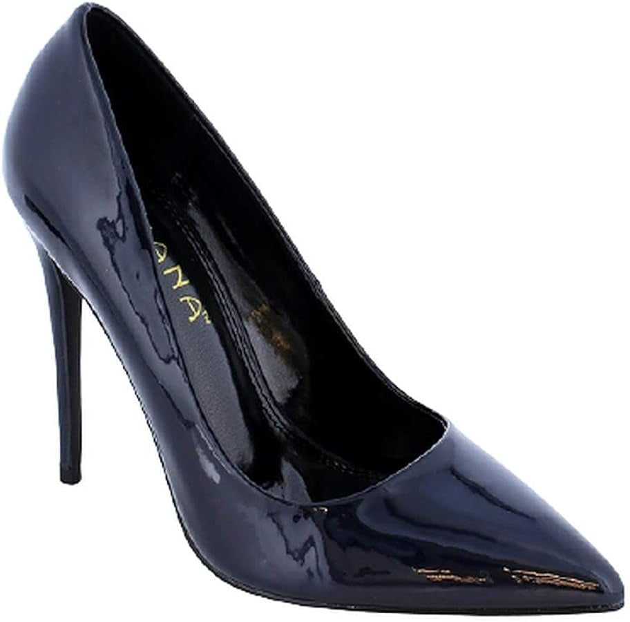Liliana Vivan-1 Pointed Heels Black2