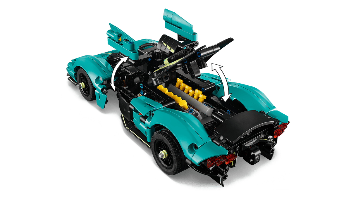 LEGO Technic Aston Martin Valkyrie Toy Car 42208 – High-Performance Hypercar Building Set for Kids and Collectors