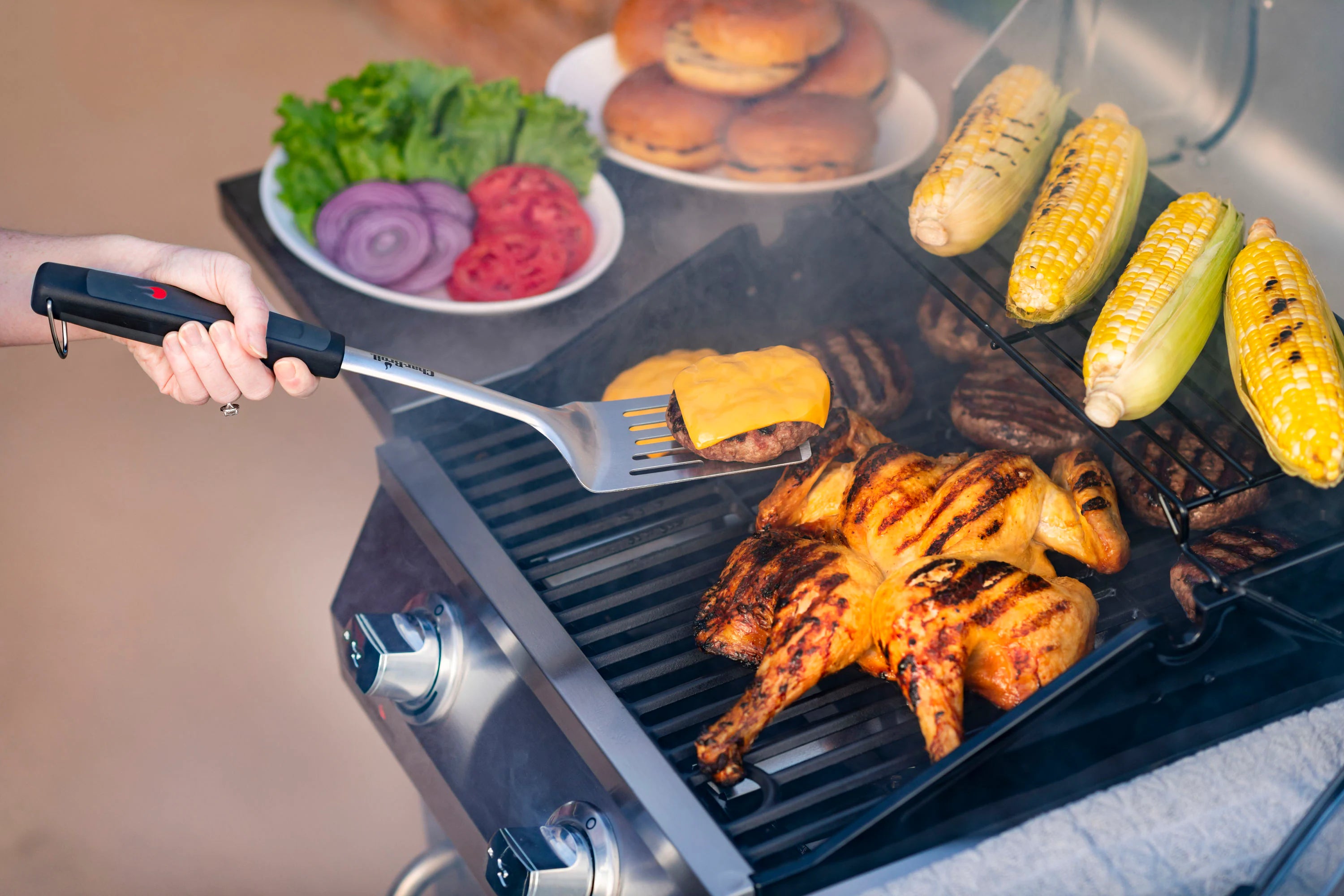 Char-Broil Performance 2-Burner Gas Grill Stainless Steel 463630021 Compact Propane BBQ Grill