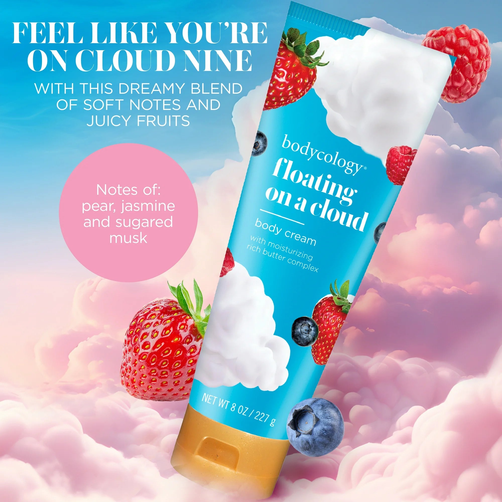 Bodycology Float On A Cloud Body Cream 8oz