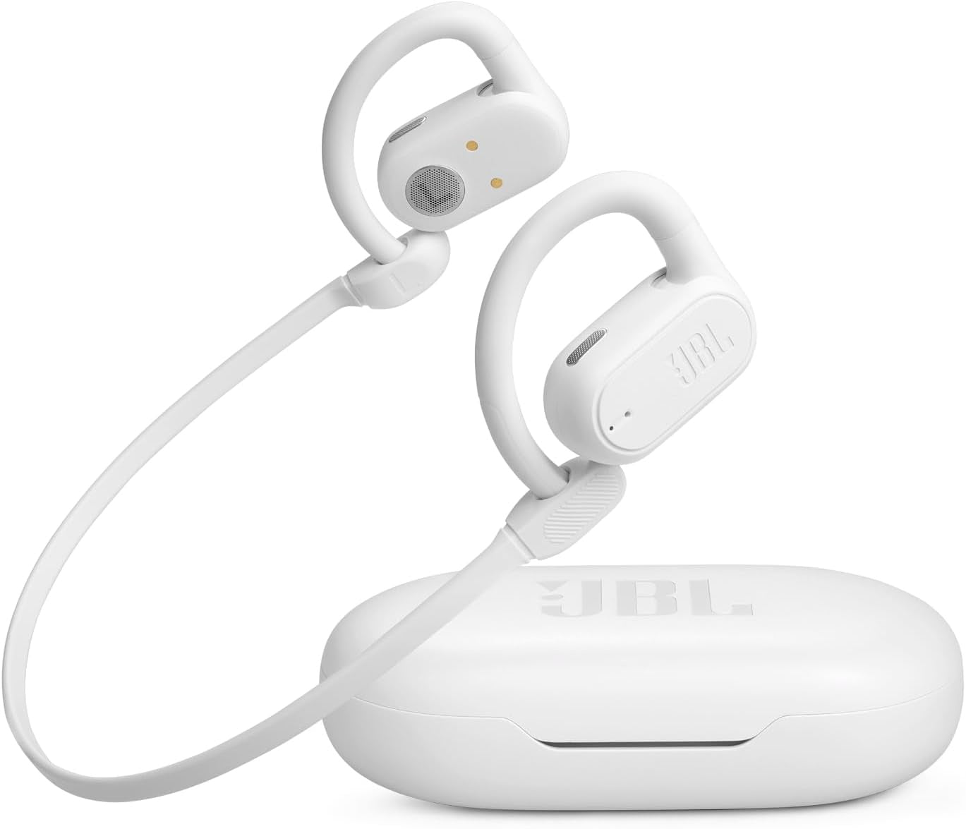 JBL SoundGear Sense Hybrid Open-Ear headphones W/ a detachable neckband (White) (JBLSNDGEARSNSWH)