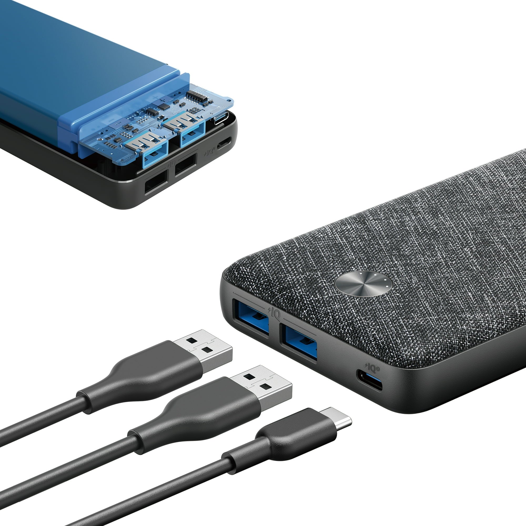 Anker PowerCore III Sense 20K USB-C Portable Battery Charger (A1365H11-1 ) Black