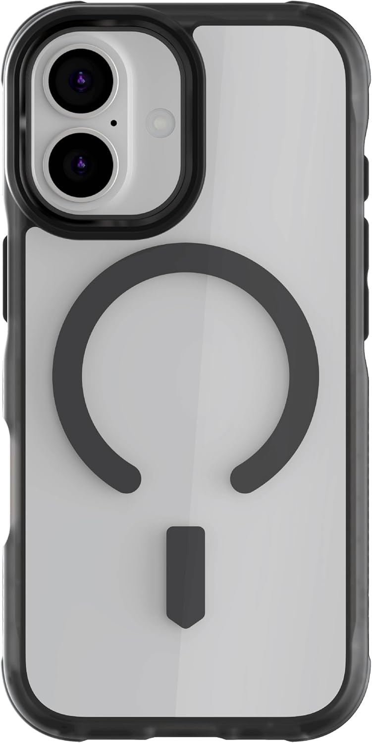 Ghostek COVERT Smoke Matte MagSafe Case for iPhone 17 – Clear Shockproof Protective Cover