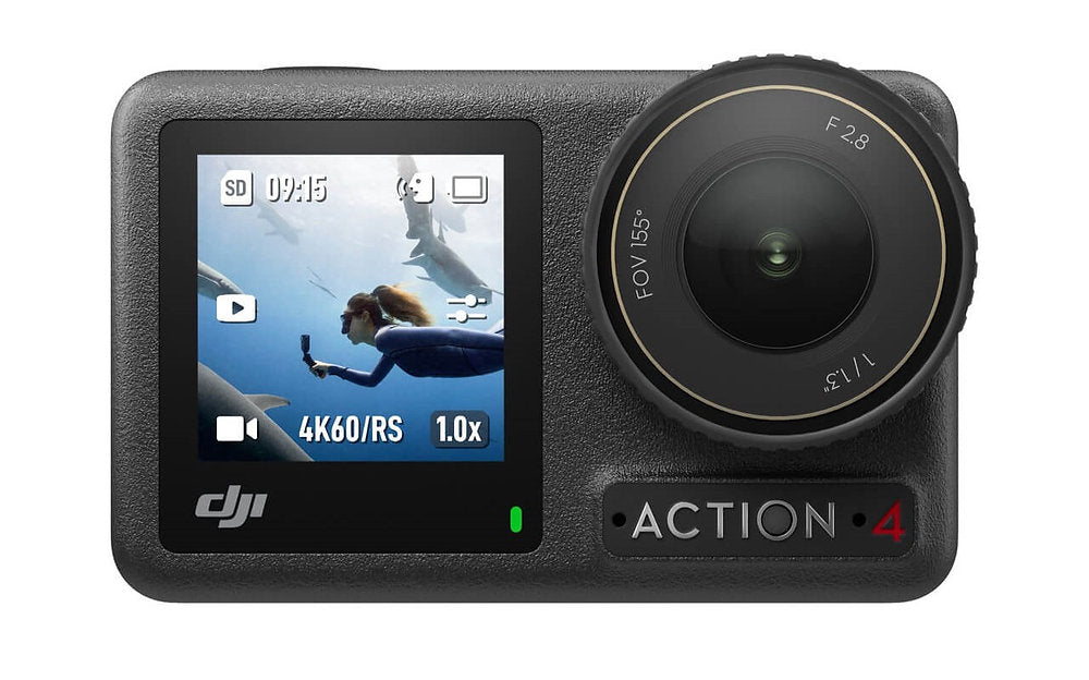 DJI Osmo Action 4 Standard Combo – 4K Waterproof Action Camera with Stabilization