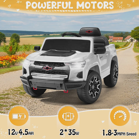 UBesGoo 12V Licensed Chevrolet Colorado Electric Ride on Car Toy