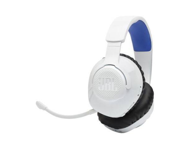JBL Quantum 360P PS Console Wireless Over-Ear Gaming Headset (White/Blue)