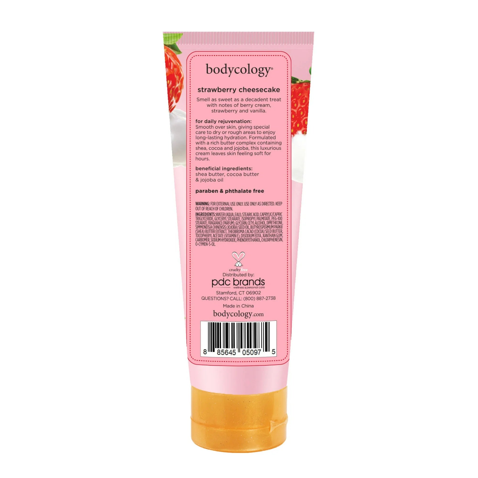 Bodycology Strawberry Cheesecake Body Cream 8oz