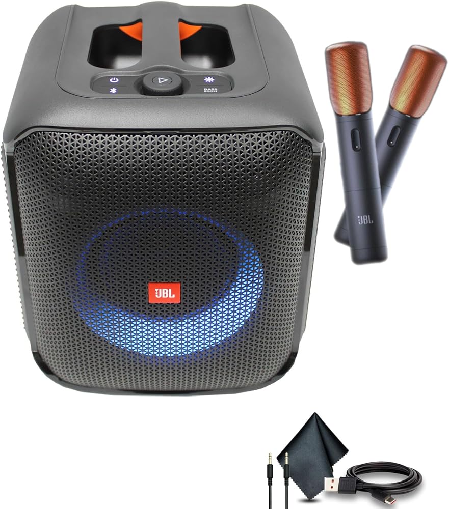 JBL Partybox Encore With 2 Wireless Mics (JBLPBENCORE2MICAM)
